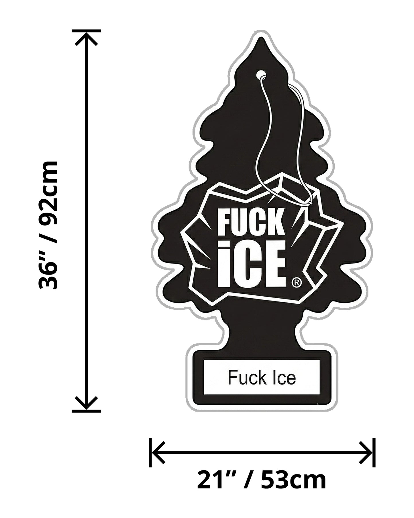 Fuck ICE Oversized Air Freshener