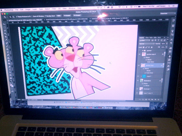 Pink Panther with Three Eyes
