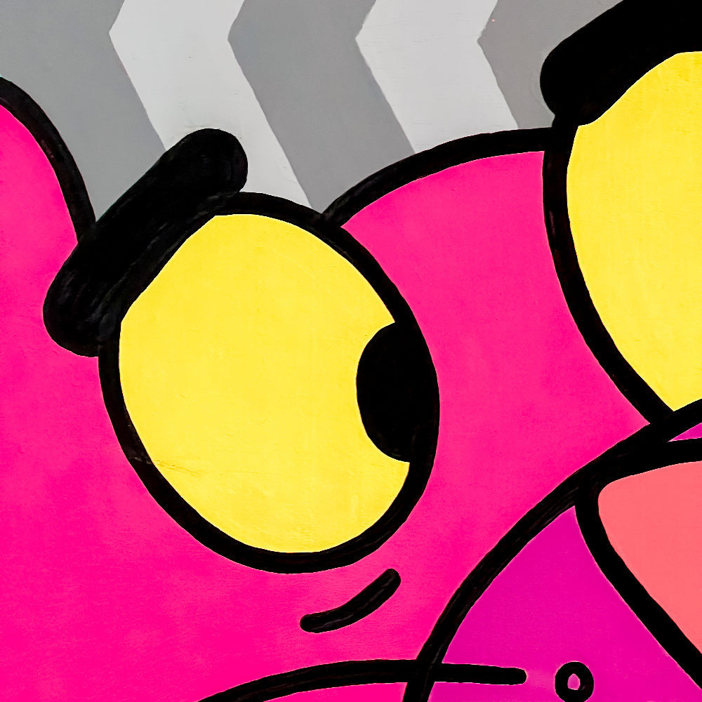 Pink Panther with Three Eyes