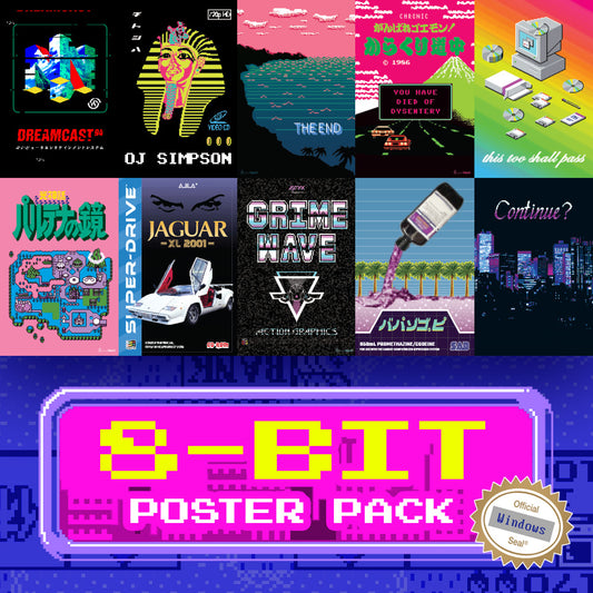 8-Bit Posters 10 Pack