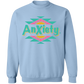 Anxiety Crewneck Sweatshirt by palm-treat.myshopify.com for sale online now - the latest Vaporwave &amp; Soft Grunge Clothing