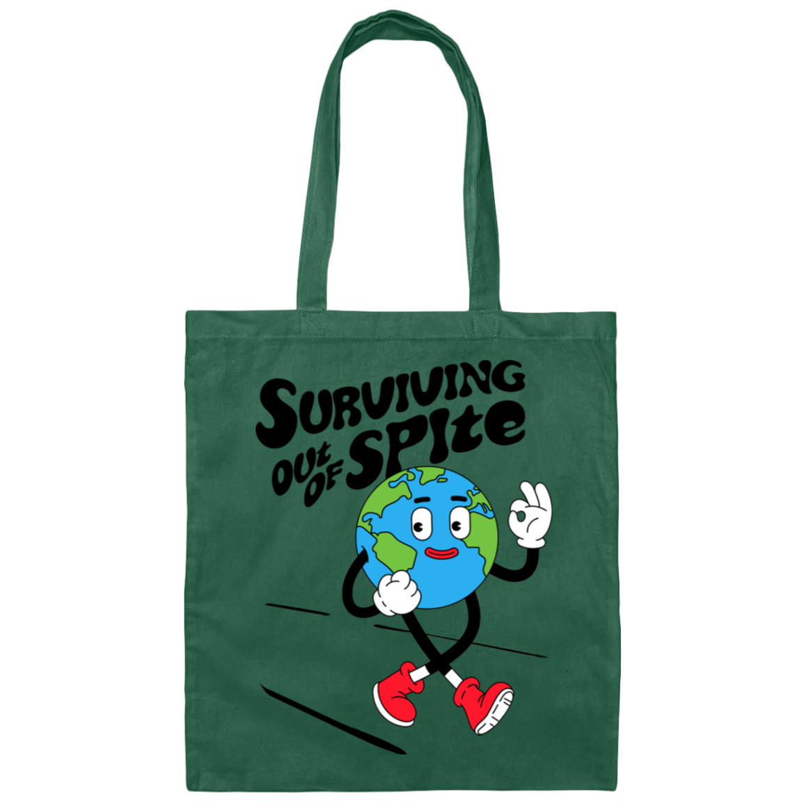 Surviving Out Of Spite Canvas Tote Bag