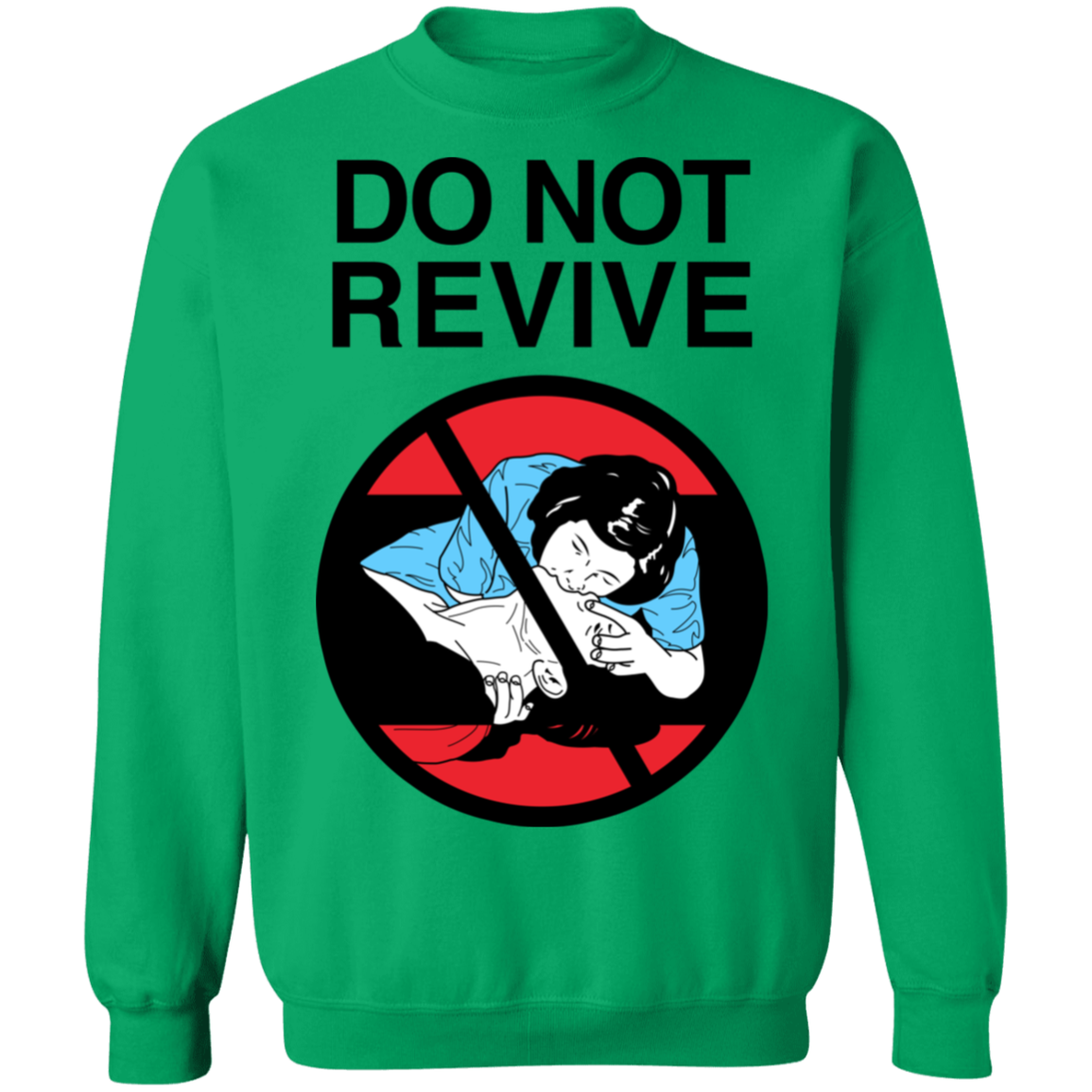 Do Not Revive Crewneck Sweatshirt by palm-treat.myshopify.com for sale online now - the latest Vaporwave &amp; Soft Grunge Clothing