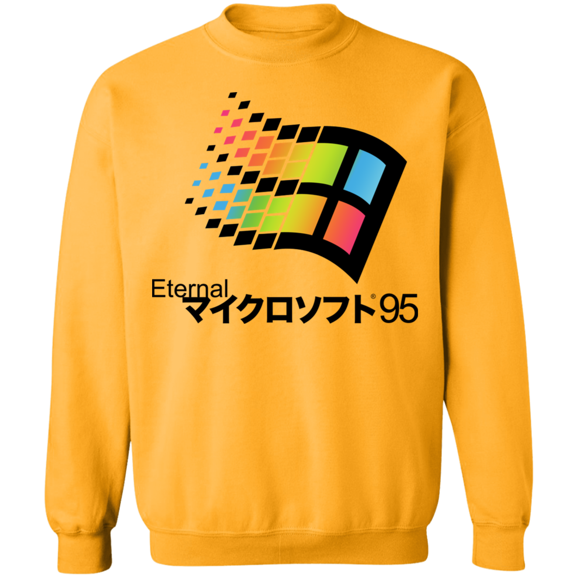 Eternal 95 Crewneck Sweatshirt by palm-treat.myshopify.com for sale online now - the latest Vaporwave &amp; Soft Grunge Clothing