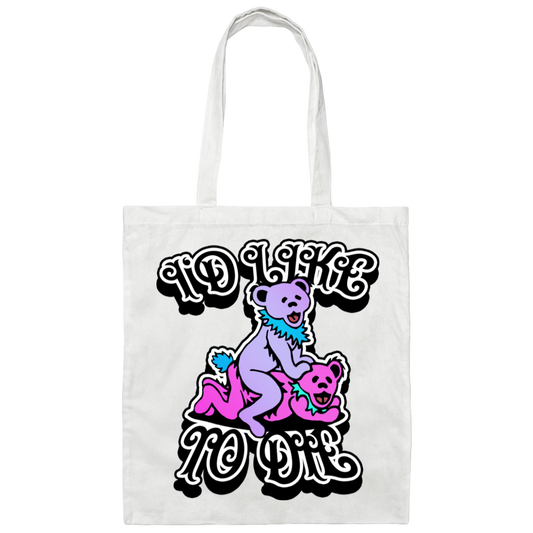 I'd Like to Die Canvas Tote