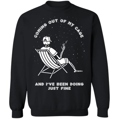 Coming Out of My Cage Crewneck Jumper