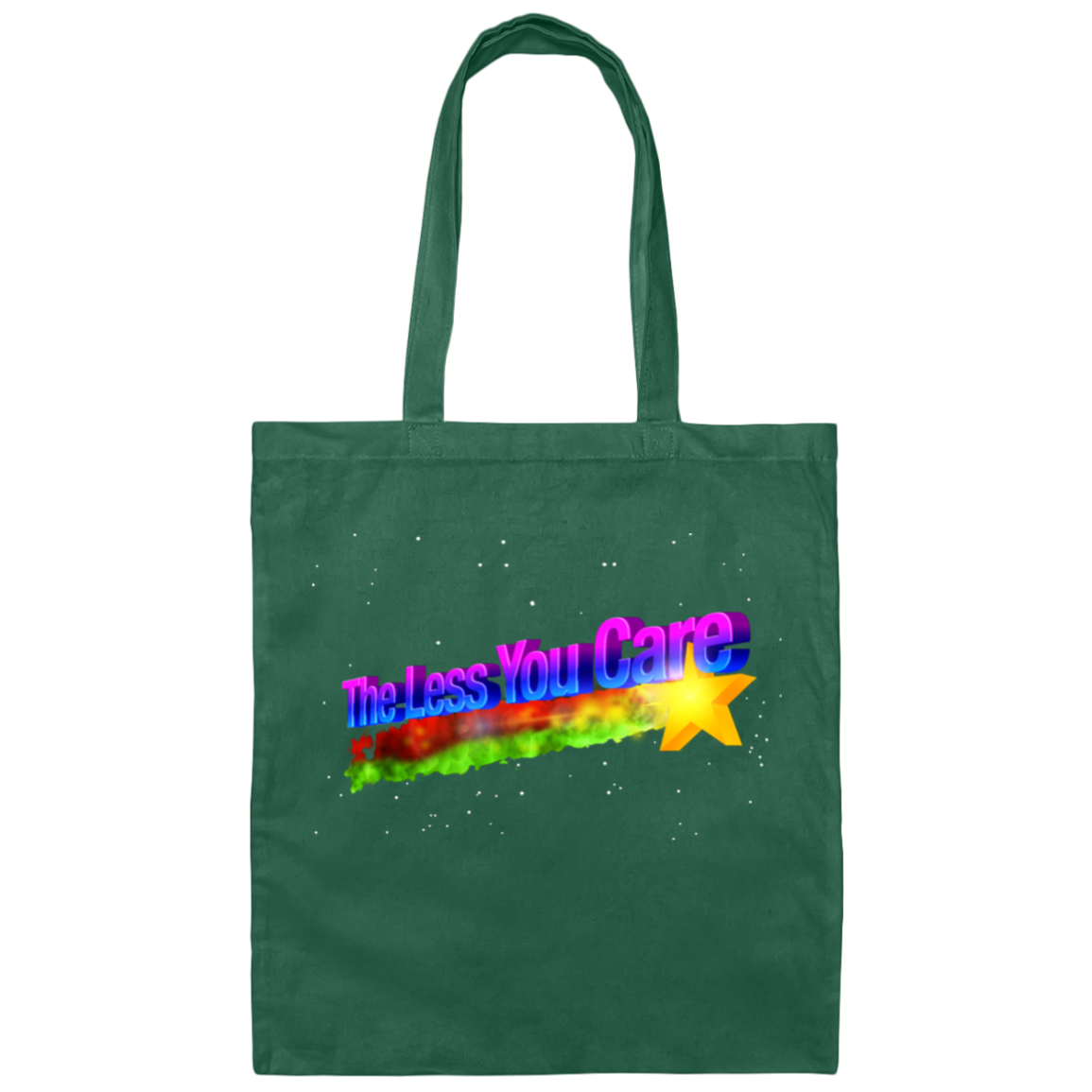 The Less You Care Canvas Tote Bag