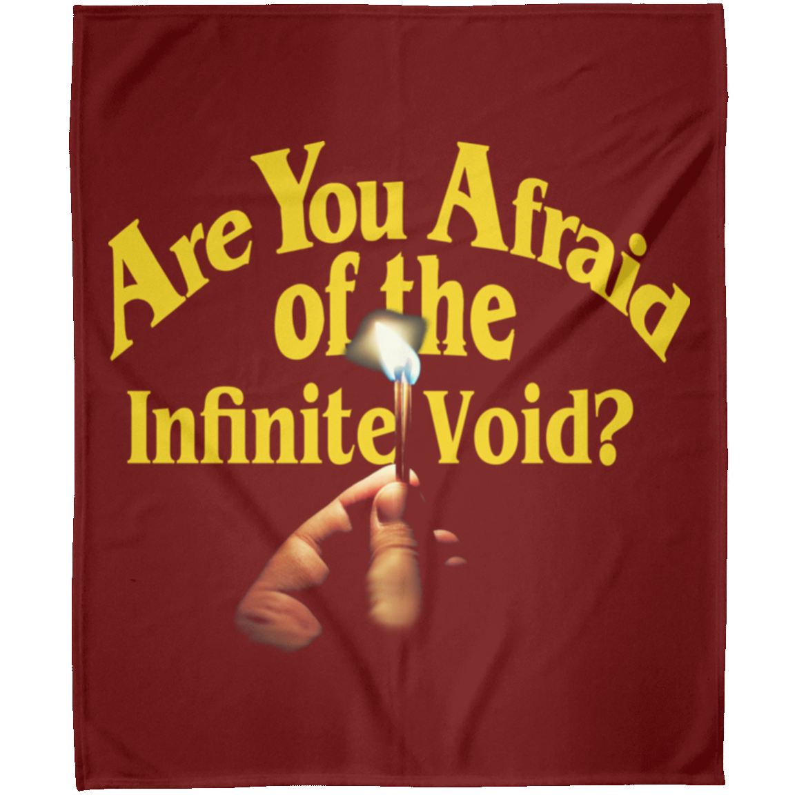 Are you Afraid of the Infinite Void? Arctic Fleece Blanket 50x60