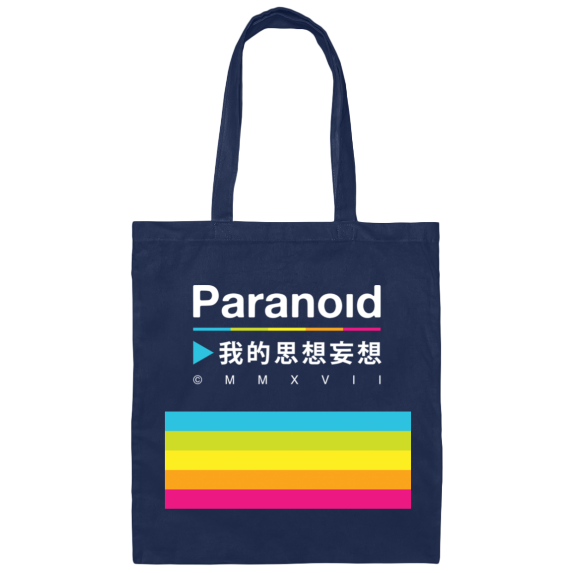 Paranoid Canvas Tote Bag