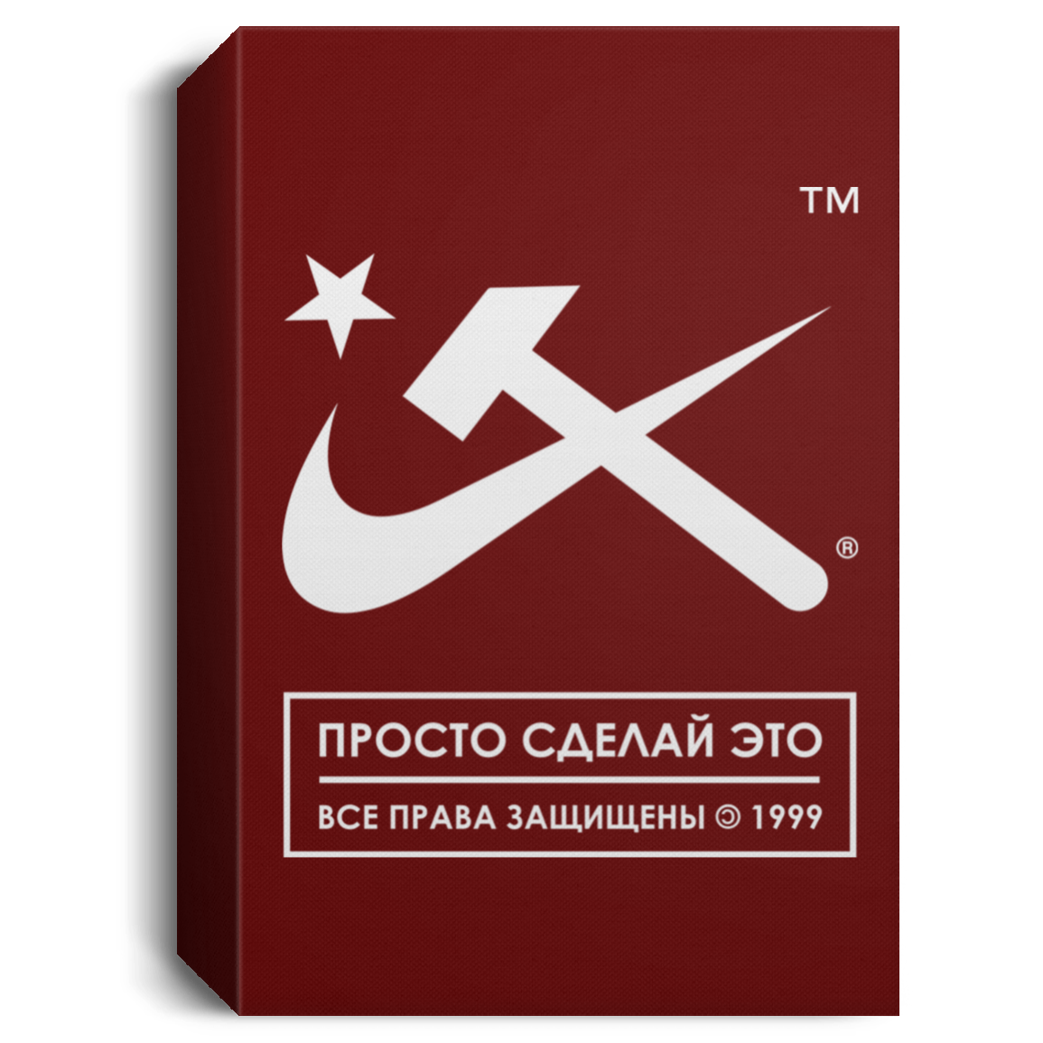Aesthetic Hammer and Sickle Deluxe Canvas Art