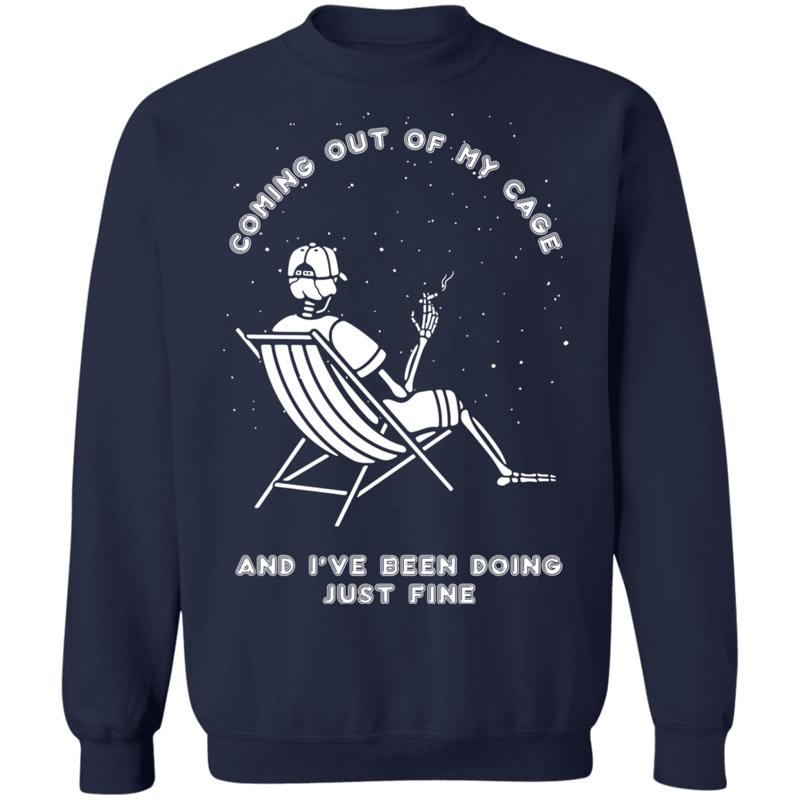 Coming Out of My Cage Crewneck