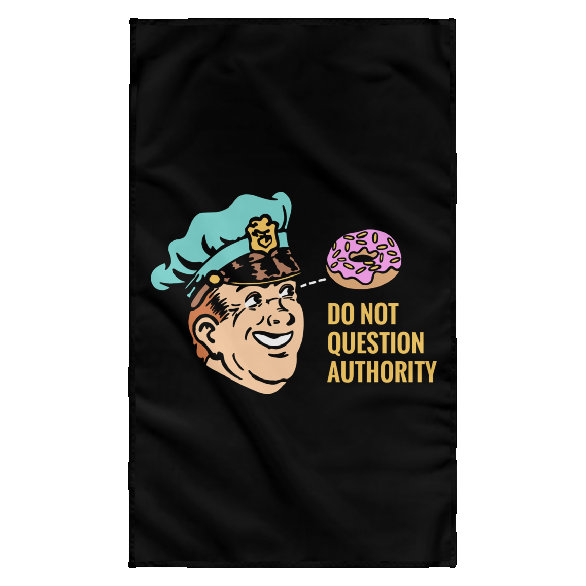 Do Not Question Authority Tapestry