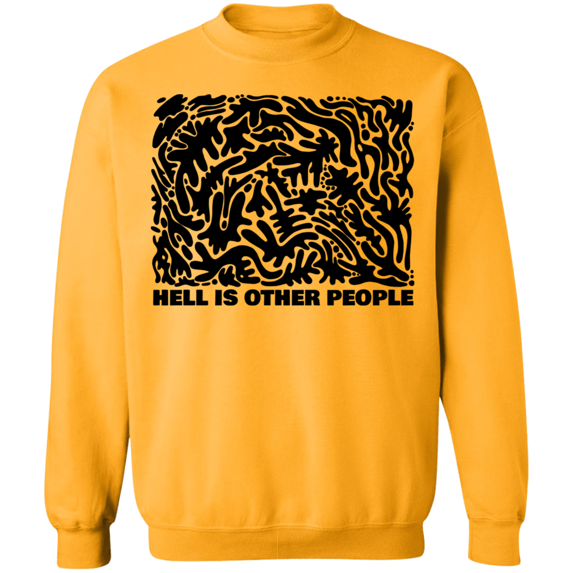 Hell is Other People Blackout Crewneck Sweatshirt