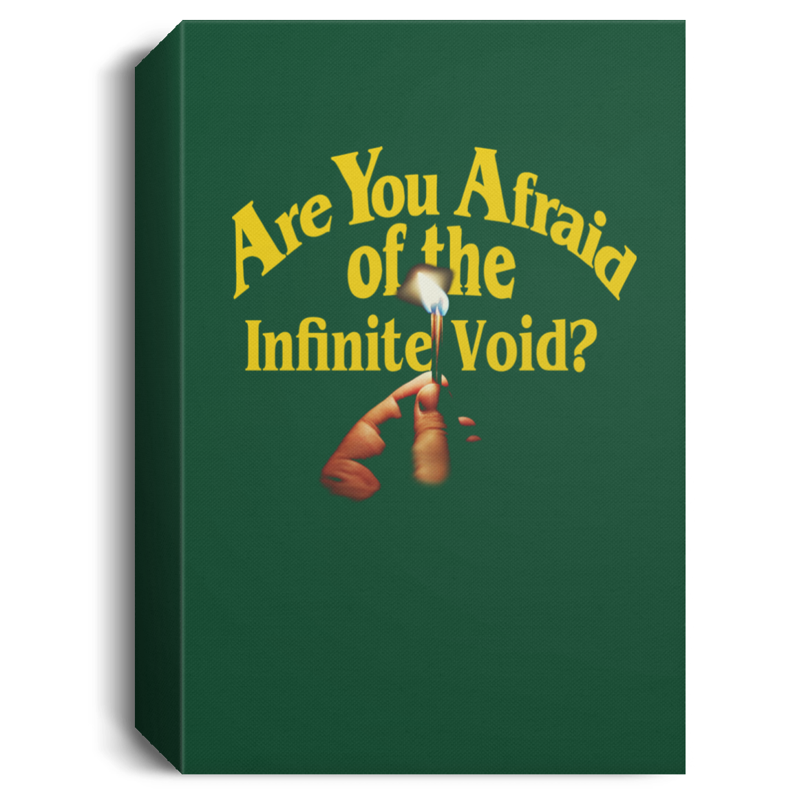 Are you Afraid of the Infinite Void? Deluxe Canvas Art