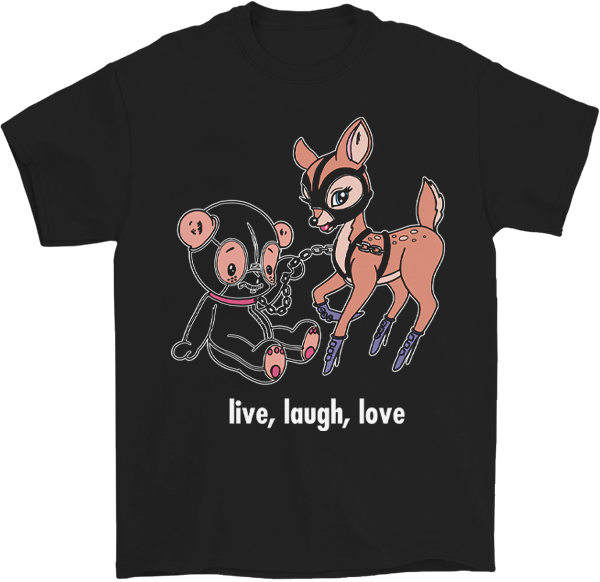 Live, Laugh, Love Midnight T-Shirt