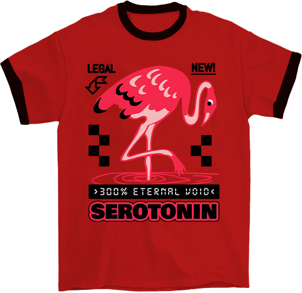 Serotonin Ringer T-Shirt