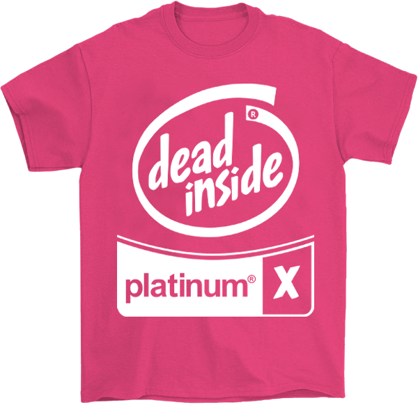 Whiteout Dead Inside T-shirt
