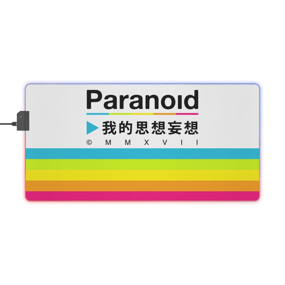 Paranoid LED Gaming Mouse Pad