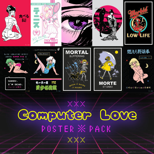 Computer Love Posters 10 Pack