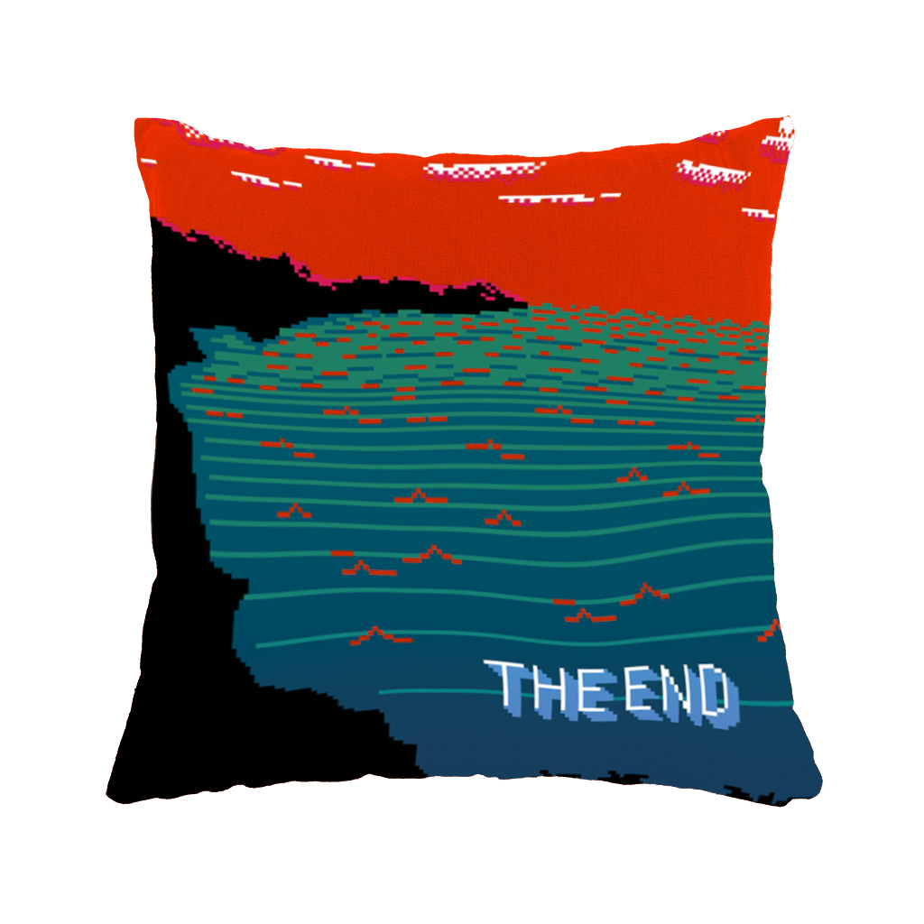 The End 16x16" Pillow