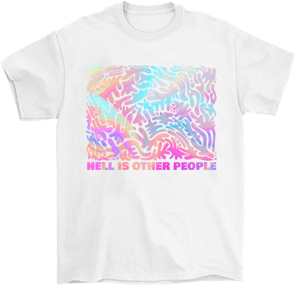 Hell is Other People Vapor T-Shirt