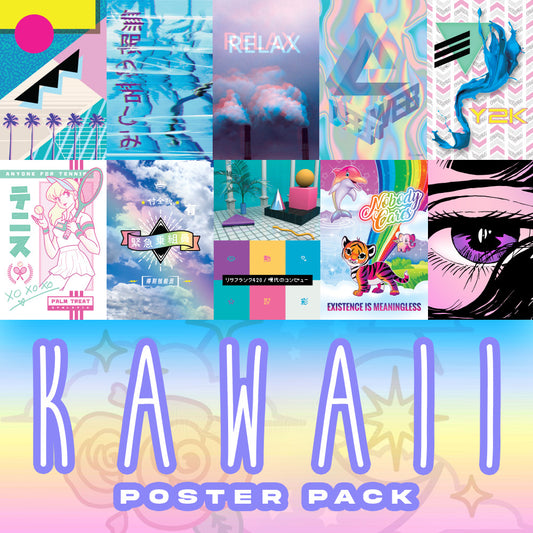 Kawaii Posters 10 Pack