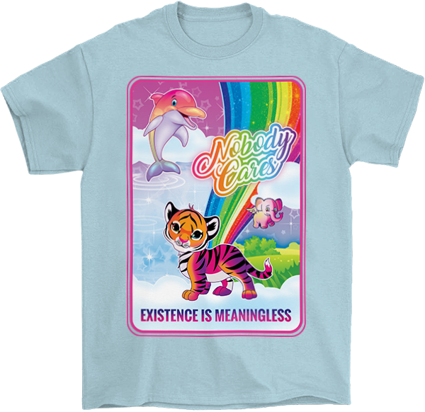 Nobody Cares Rainbow T-Shirt