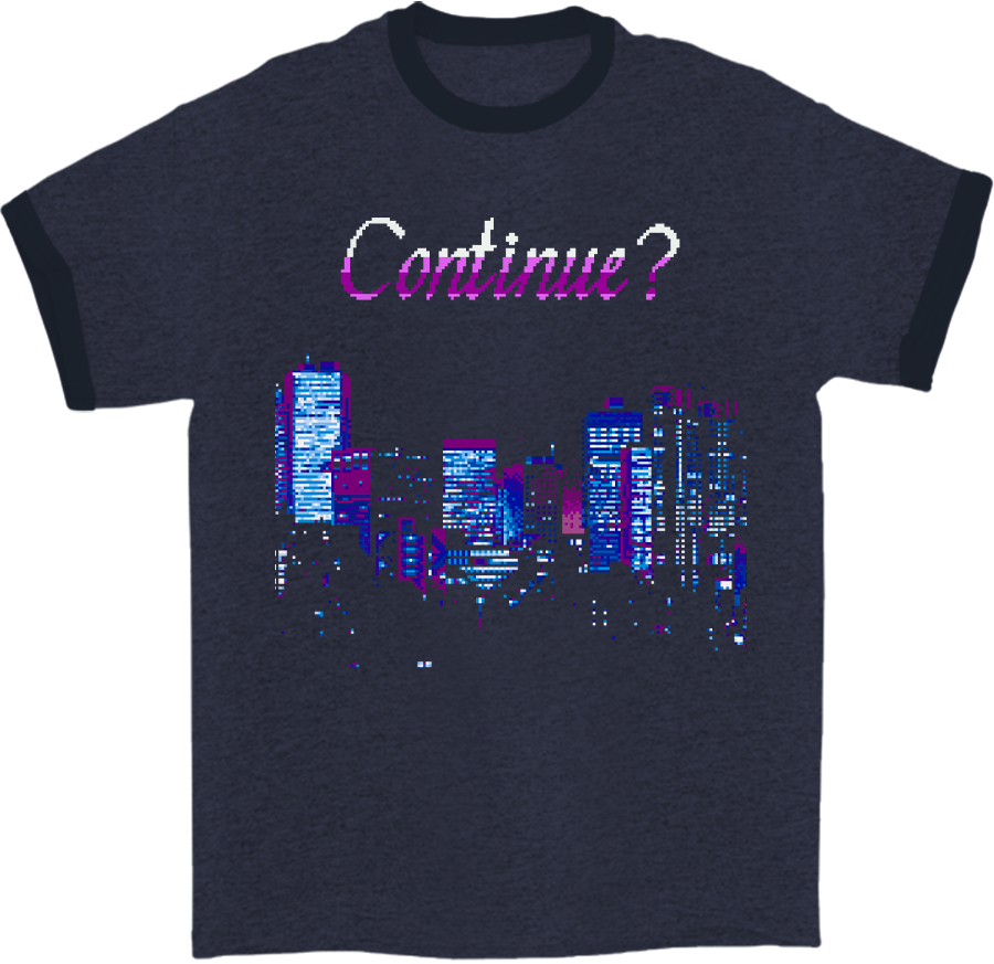 Continue? Ringer T-Shirt