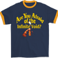 Are you Afraid of the Infinite Void? Ringer T-Shirt