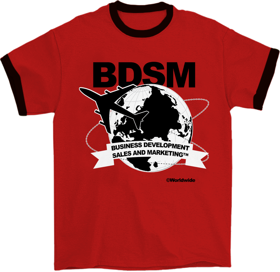 BDSM™ Business Development Sales and Marketing Ringer T-Shirt