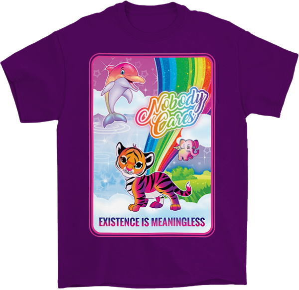 Nobody Cares Rainbow T-Shirt