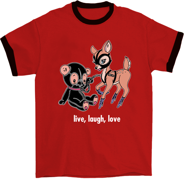 Live, Laugh, Love Ringer T-Shirt