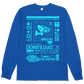 File Not Found Cyan L/S Tee