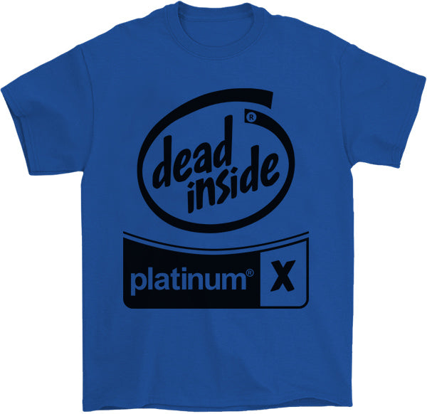 Black Out Dead Inside T-Shirt by palm-treat.myshopify.com for sale online now - the latest Vaporwave &amp; Soft Grunge Clothing