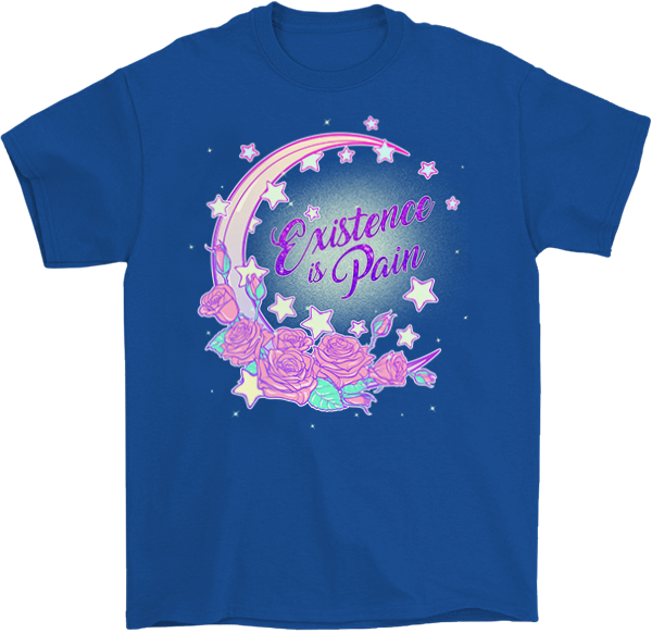 Existence is Pain Moon T-Shirt