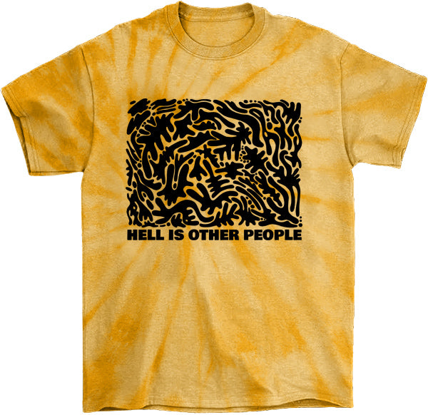 Hell is Other People Tie Die T-Shirt by palm-treat.myshopify.com for sale online now - the latest Vaporwave &amp; Soft Grunge Clothing